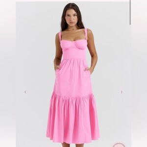 House of CB- Pink Elia Dress